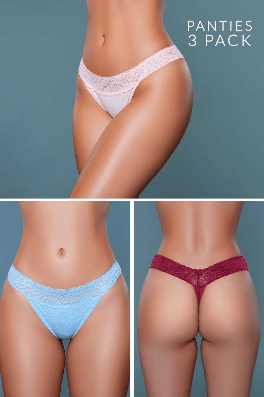 Asher Underwear Thong 3 Pack Rite Choice Clothing
