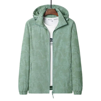 Jacket Hooded Camouflage Windbreaker Rite Choice Clothing