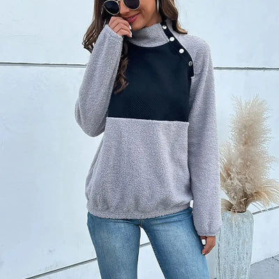 Long-Sleeved Fleece Pullover Sweatshirt Rite Choice Clothing
