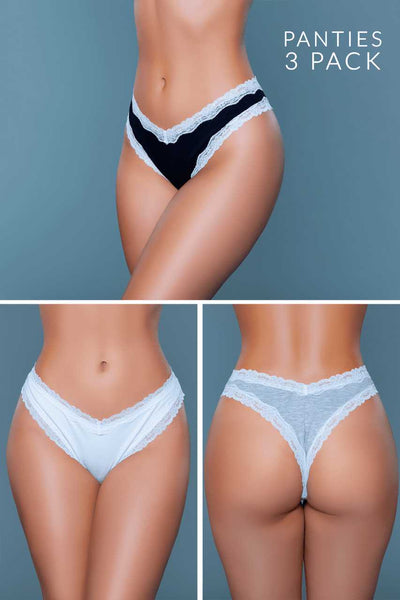 Sam Underwear Thong 3 Pack Rite Choice Clothing