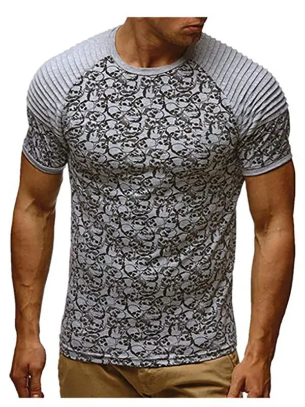Fashion Casual Men'S Short Sleeve Printed T-Shirt
