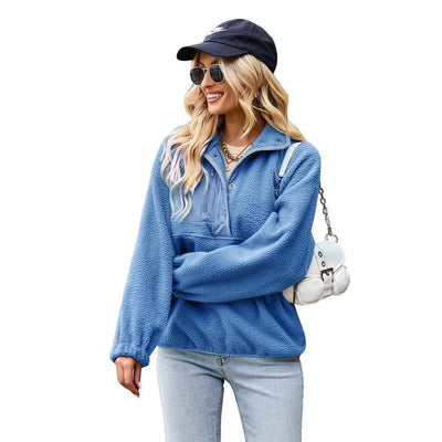 Loose Sports Sweater Winter Casual Top