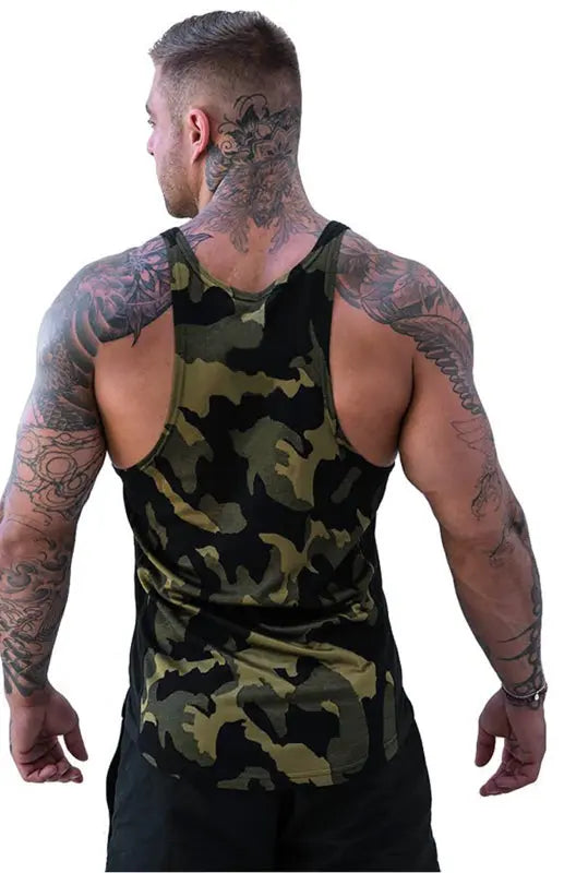 Men's Camouflage Quick Dry Tank Top
