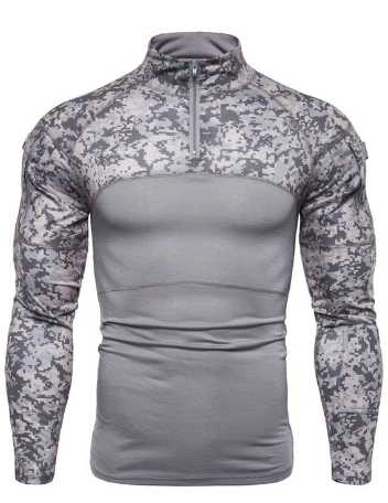 Men's Long Sleeve T-Shirt Muscle Fitted