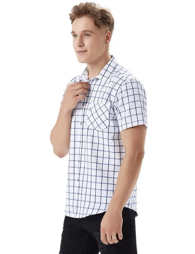 Men's Printed Short-Sleeved Shirt