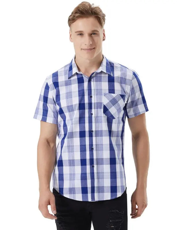 Men's Printed Short-Sleeved Shirt