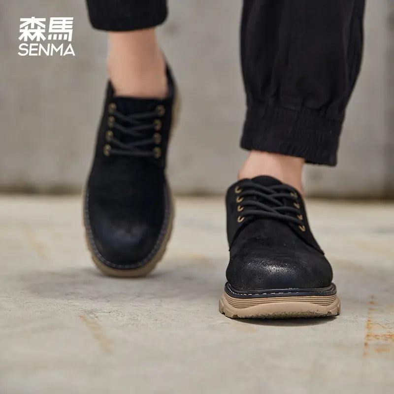New Outdoor Round Head Retro Casual Shoes