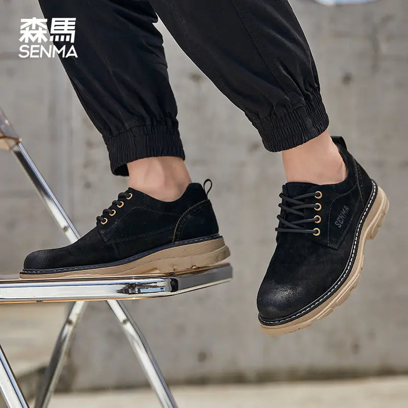 New Outdoor Round Head Retro Casual Shoes