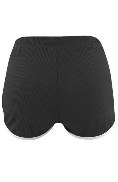 Women's Sexy U Neck Tight Strap Short Cut Waist Shorts Set